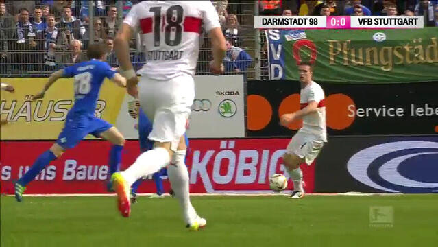 Highlights: Darmstadt 98 - VfB Stuttgart