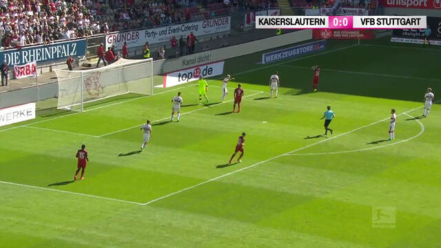 Highlights: 1. FC Kaiserslautern - VfB Stuttgart