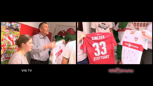 VfBfairplay: Besuch mit Daniel Ginczek im Olgahospital