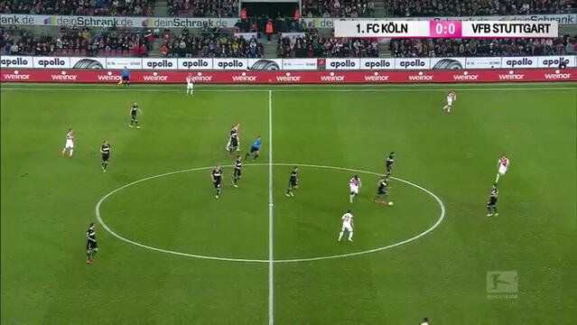 Highlights: 1. FC Köln - VfB Stuttgart