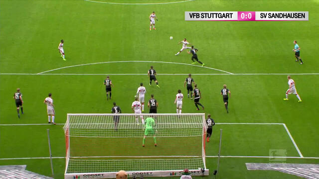 Highlights: VfB Stuttgart - SV Sandhausen