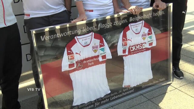 VfBfairplay Spieltag Gemeinsam gegen Blutkrebs