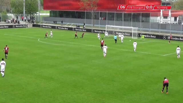 Highlights: VfB Stuttgart U19 - 1. FC Nürnberg