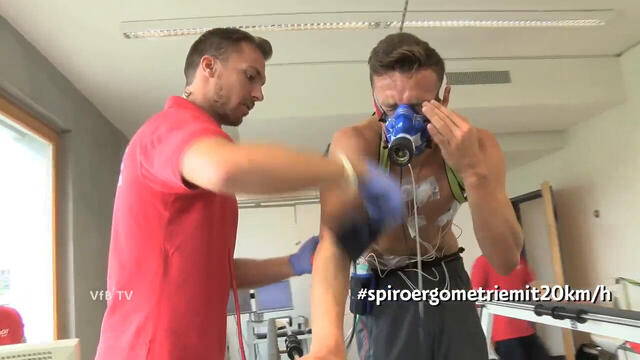 Die VfB Spieler im Fitnesscheck