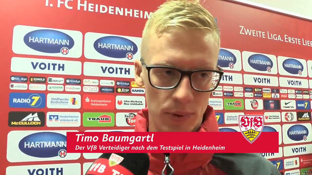 Timo Baumgartl nach der Partie in Heidenheim