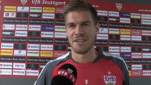 Simon Terodde nach dem Pokalspiel in Cottbus