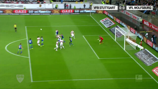Highlights: VfB Stuttgart  - VfL Wolfsburg