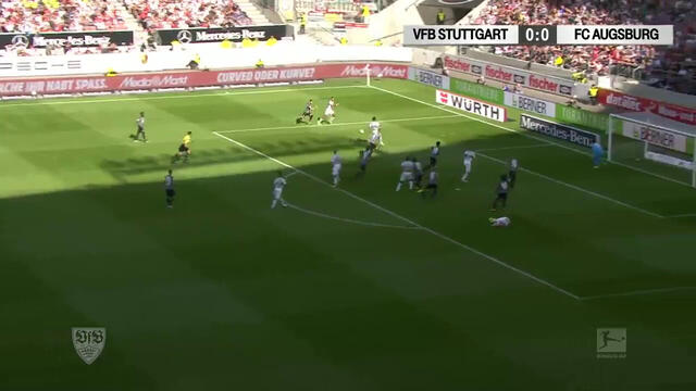 Highlights: VfB Stuttgart  - FC Augsburg