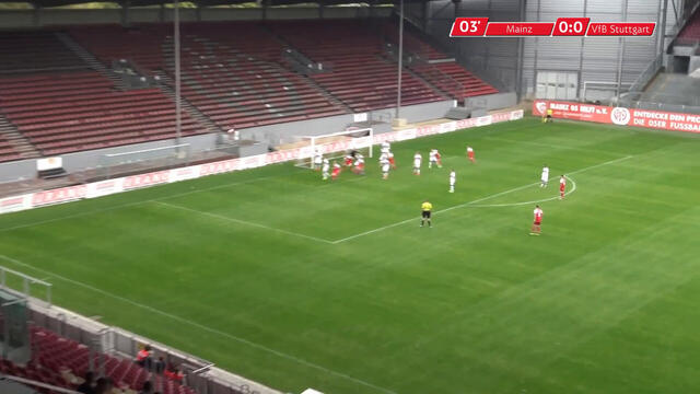 Highlights U19: 1. FSV Mainz - VfB Stuttgart