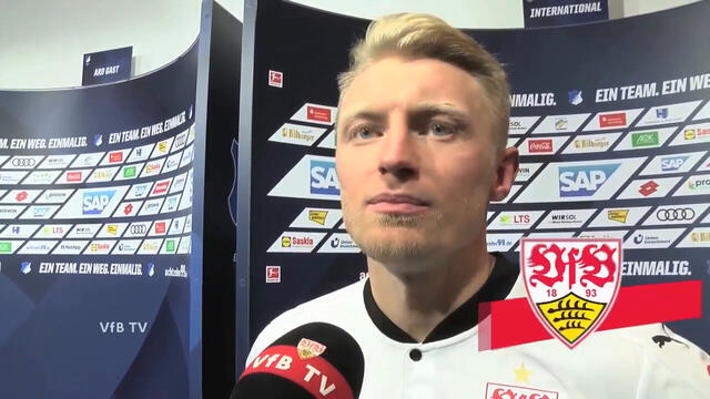 Andi Beck nach dem Spiel in Hoffenheim