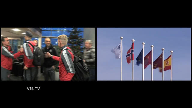 Andreas Beck nach dem ersten Training in Spanien