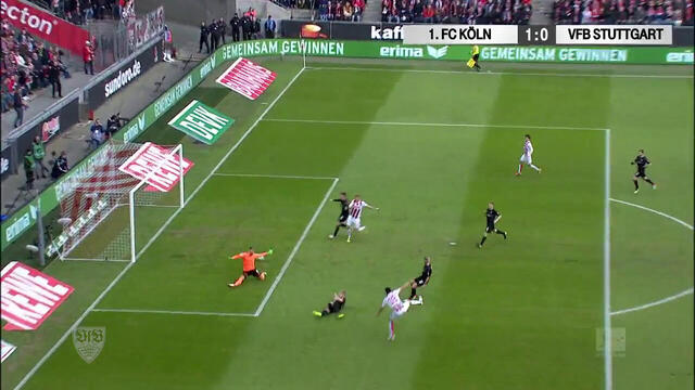 Highlights: 1. FC Köln  - VfB Stuttgart