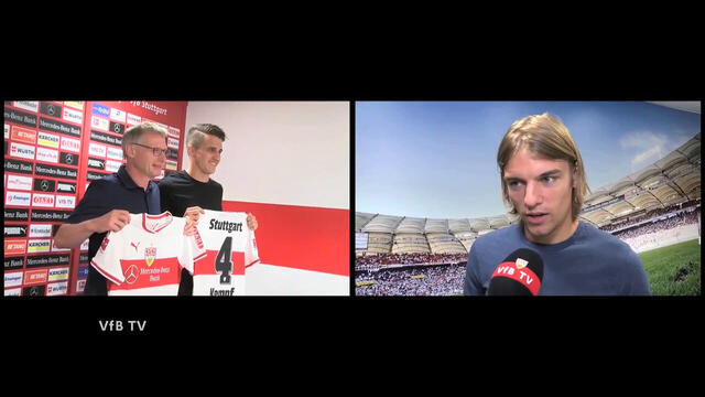 Die neue Nummer 24 im VfB Trikot Borna Sosa