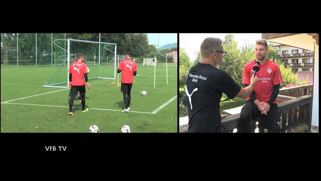 Ron-Robert Zieler beschließt den zweiten Tag in Grassau