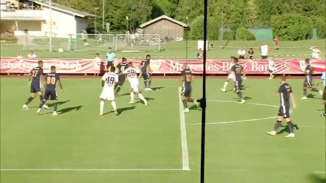 Die Höhepunkte und Tore des zweiten VfB Tests während des Trainingslagers. 
