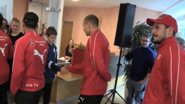 VfB Besuch in der Nachsorgeklinik in Tannheim
