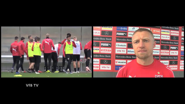 Andreas Beck vor dem Spiel bei seinem Ex-Club
