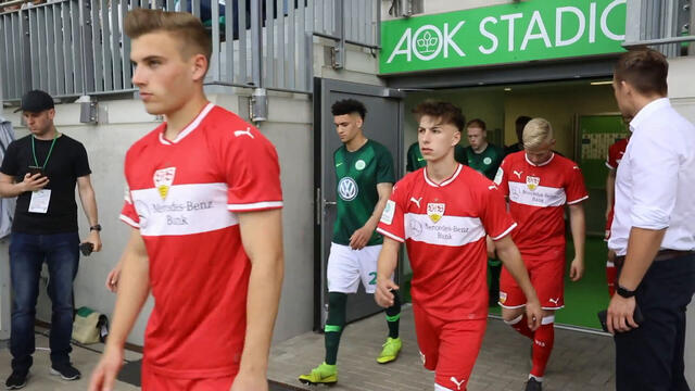 U19-Halbfinal-Rückspiel: VfL Wolfsburg - VfB Stuttgart