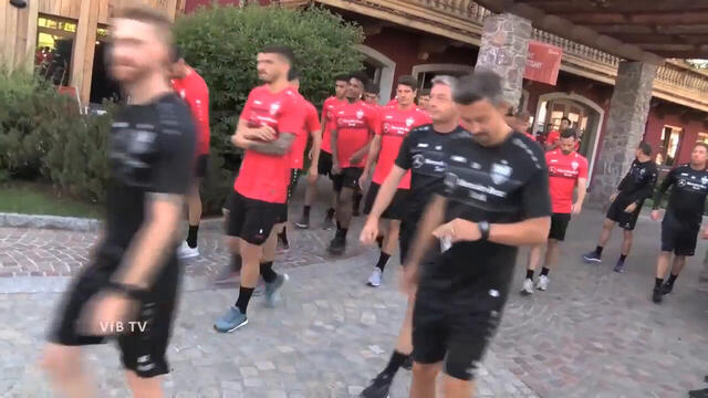 Tag 2 im Trainingslager mit Pascal Stenzel