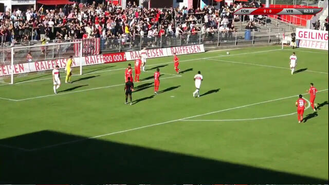 1. Halbzeit: FC Winterthur – VfB Stuttgart 