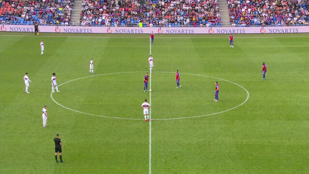 1. Halbzeit: FC Basel – VfB Stuttgart