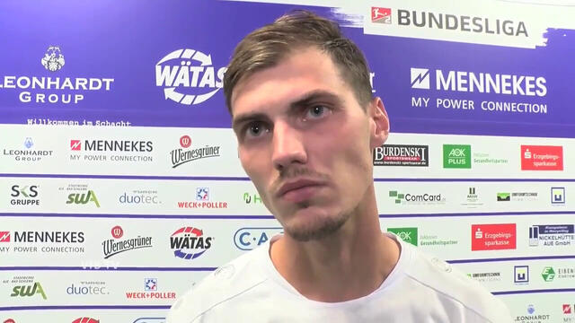 Die Interviews nach dem Spiel in Aue