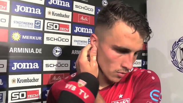 Die VfB Interviews nach dem Spiel bei Arminia Bielefeld