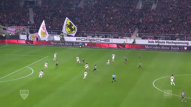 1. Halbzeit: VfB Stuttgart  - Nürnberg
