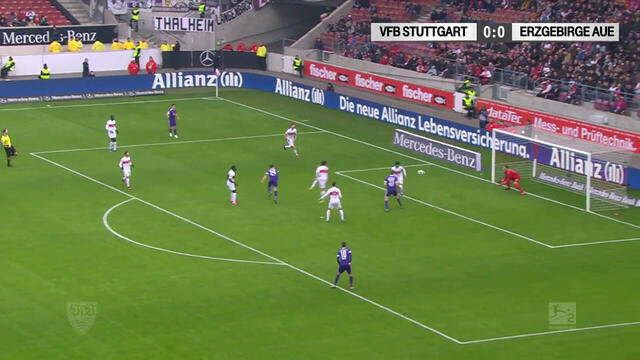 Highlights: VfB Stuttgart - Aue