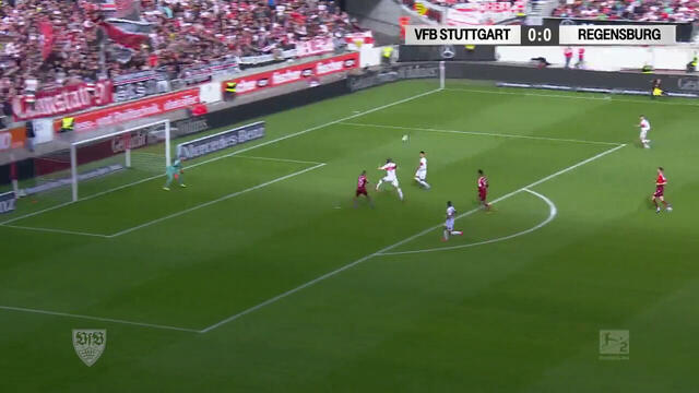 Highlights: VfB Stuttgart - Jahn Regensburg