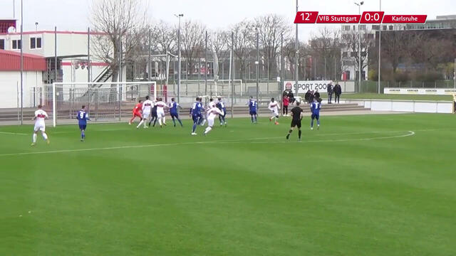Highlights U19: VfB Stuttgart - Karlsruher SC