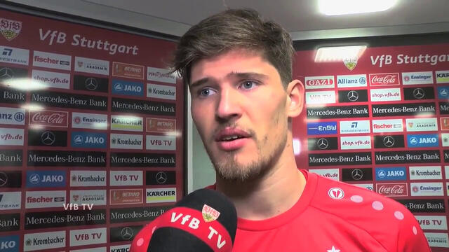 Gregor Kobel nach dem Spiel in Fürth