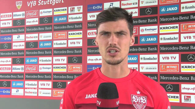 Pascal Stenzel nach dem Spiel gegen den VfL Osnabrück
