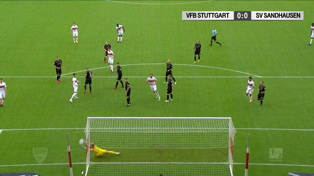 Highlights: VfB Stuttgart - Sandhausen