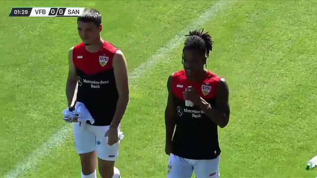 1. Halbzeit: VfB - SV Sandhausen