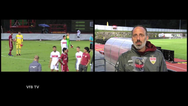 Pellegrino Matarazzo und Jürgen Klopp nach dem Testspiel