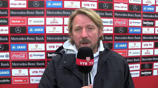 Sven Mislintat nach dem Spiel gegen Frankfurt