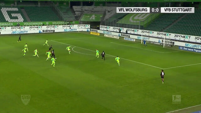 Highlights: VfL Wolfsburg - VfB Stuttgart