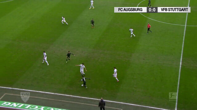 Highlights: FC Augsburg  - VfB Stuttgart