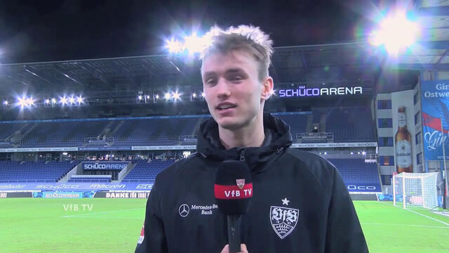 Die VfB Interviews nach dem Spiel bei Arminia Bielefeld