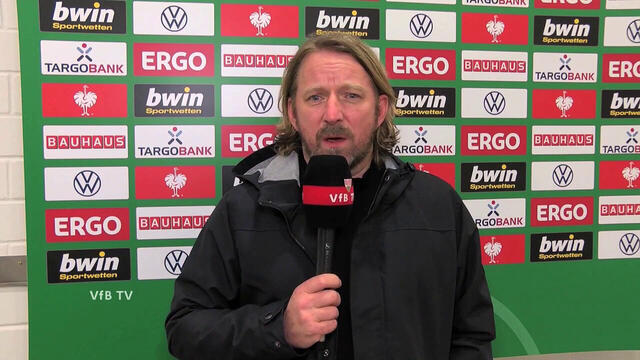 Sven Mislintat nach dem Pokal-Duell gegen Gladbach