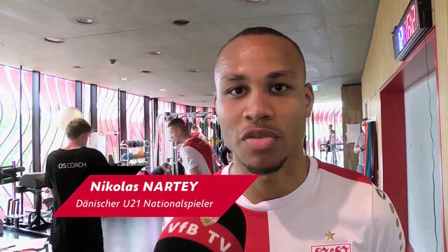Im Interview: VfB Mittelfeldspieler Nikolas Nartey
