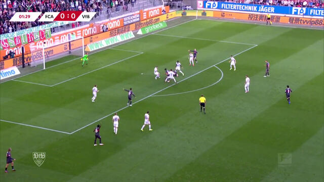 Highlights: FC Augsburg - VfB Stuttgart