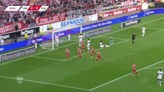 Highlights: VfB Stuttgart - FC Augsburg