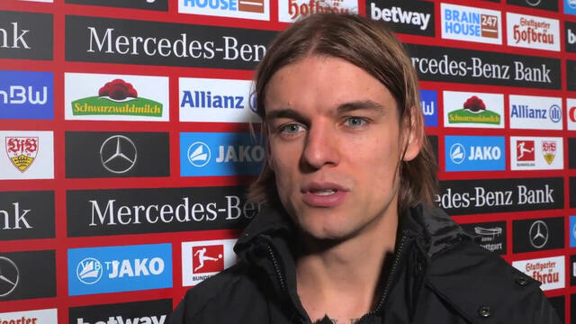 Borna Sosa nach dem Spiel gegen den 1. FC Köln