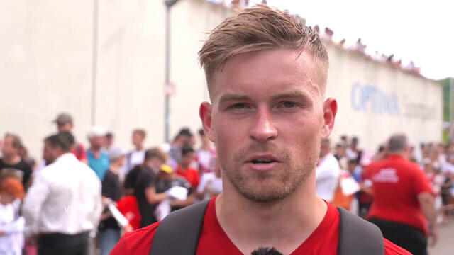 Die Interviews zum Testspiel-Auftakt in Schwäbisch Hall
