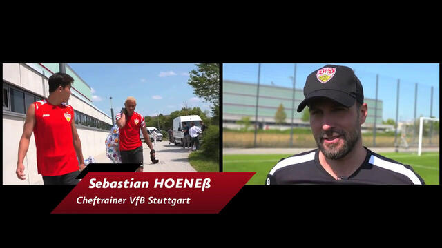 VfB-Chefcoach Sebastian Hoeneß zum Rückreisetag aus Österreich