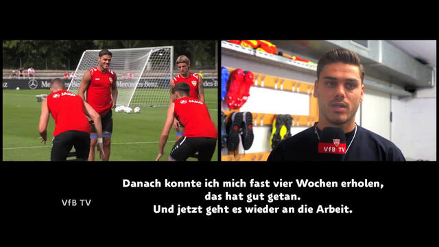 Am VfBTV-Mikrofon: Konstantinos Mavropanos