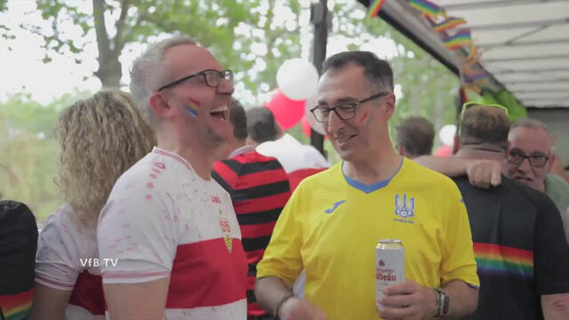 „Wir sind bunt und wild“ - Der VfB auf dem CSD!