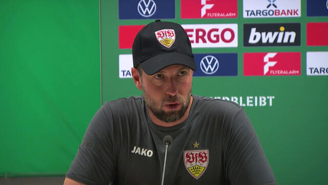 Pressekonferenz DFB-Pokal: TSG Balingen - VfB Stuttgart